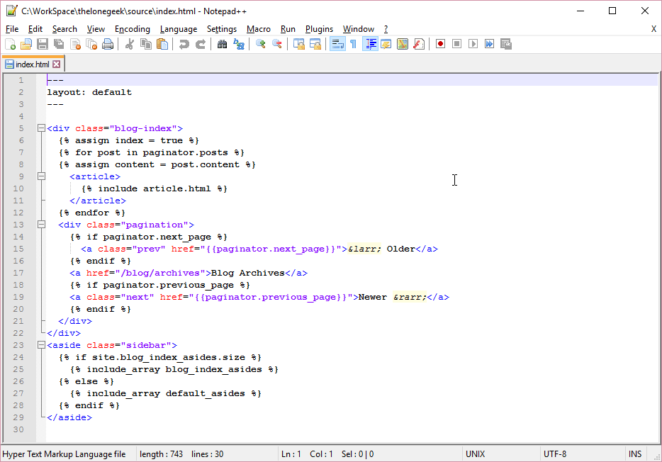 Notepad ++